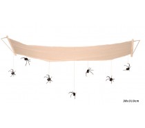 Halloween: Plafond decoratie met spinnen 